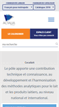 Mobile Screenshot of cecalait.fr